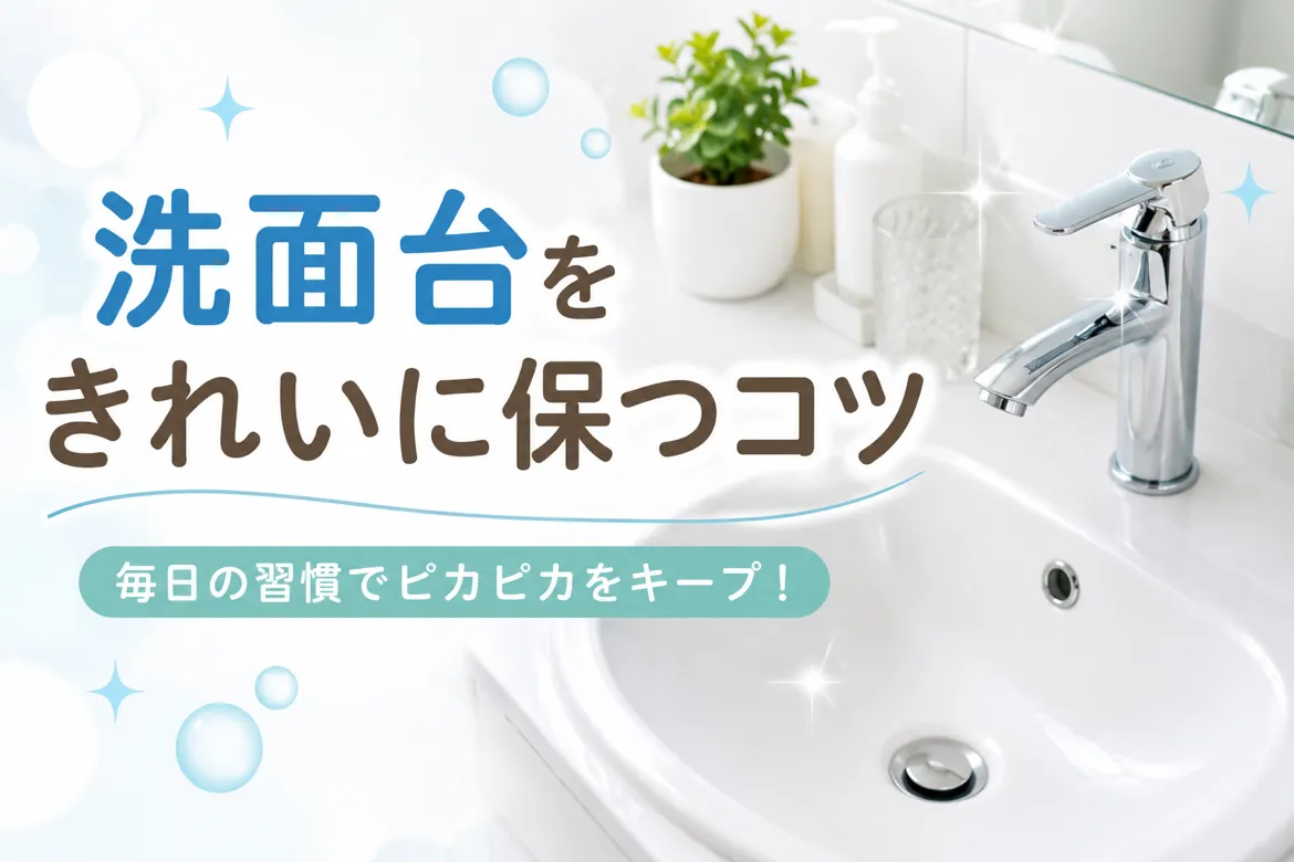 🫧 洗面台をきれいに保つコツ✨